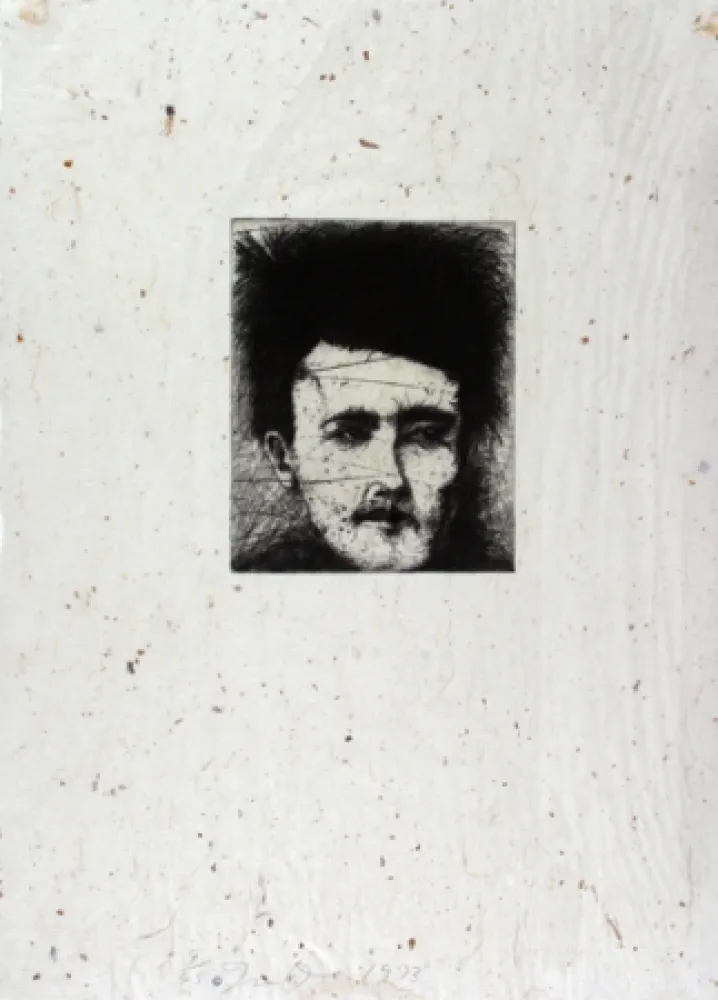 Grabado Dine - Rimbaud - Alchemy on Japanese Paper