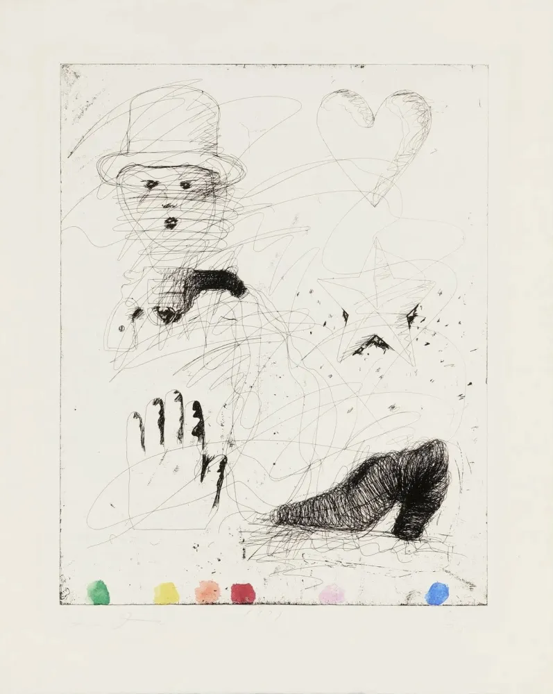 Grabado Dine - The Realistic Poet Assassinated