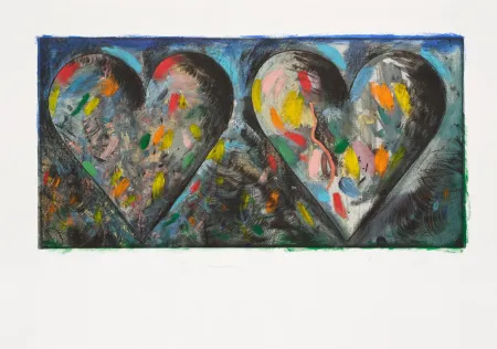 Grabado Dine - Two Hearts for the Moment