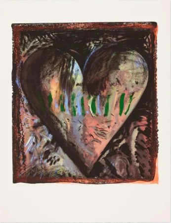 Serigrafía Dine - Viennese Heart II