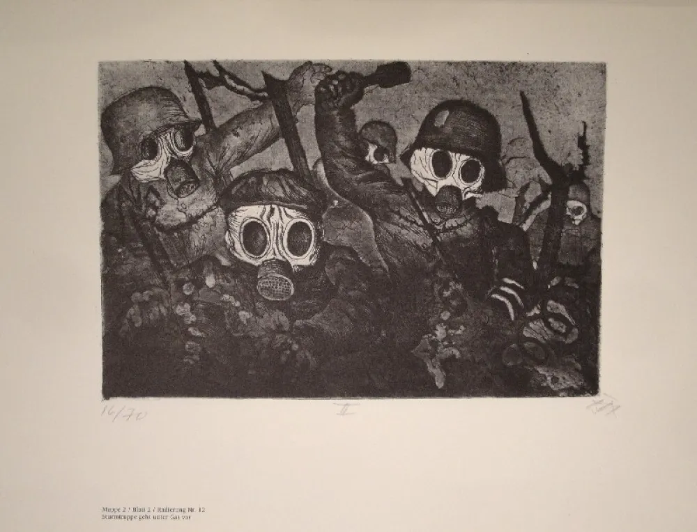 Libro Ilustrado Dix - Der Krieg