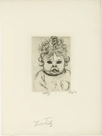 Grabado Dix - Nelly II.