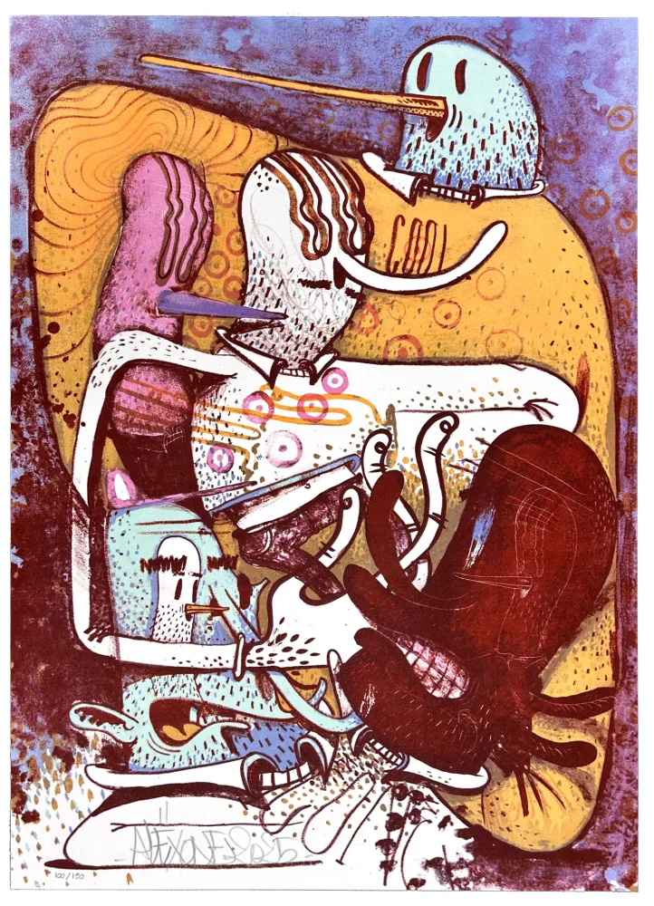 Litografía Dizac - Sans titre 1