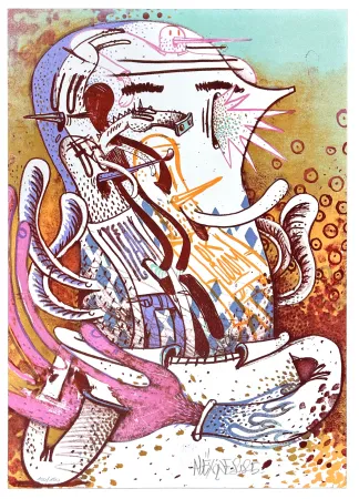 Litografía Dizac - Sans titre 2