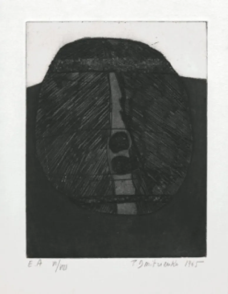 Grabado Dmitrienko -  Tête archaïque