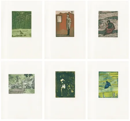 Aguafuerte Doig - Black Palms