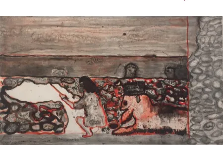 Aguafuerte Doig - Painting a Cloud on the Wall