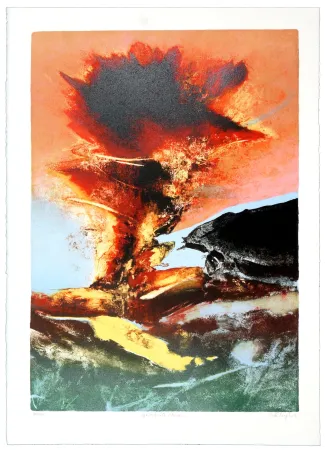 Litografía Dolma - Ignimbrite Noire