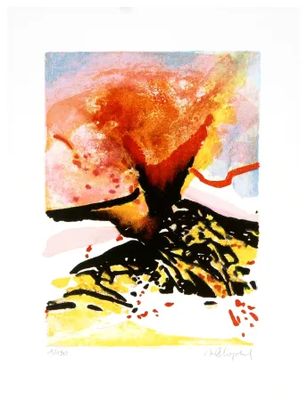 Litografía Dolma - Red Tephra