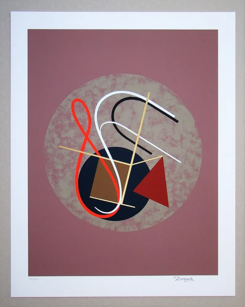 Serigrafía Domela - Senza Titolo