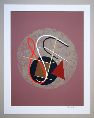 Serigrafía Domela - Senza Titolo