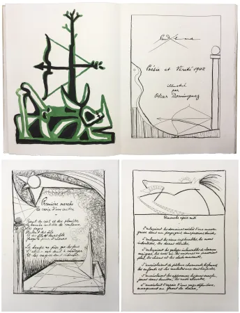 Libro Ilustrado Dominguez - Paul Éluard : POÉSIE ET VÉRITÉ 1942. 31 gravures originales (1947)