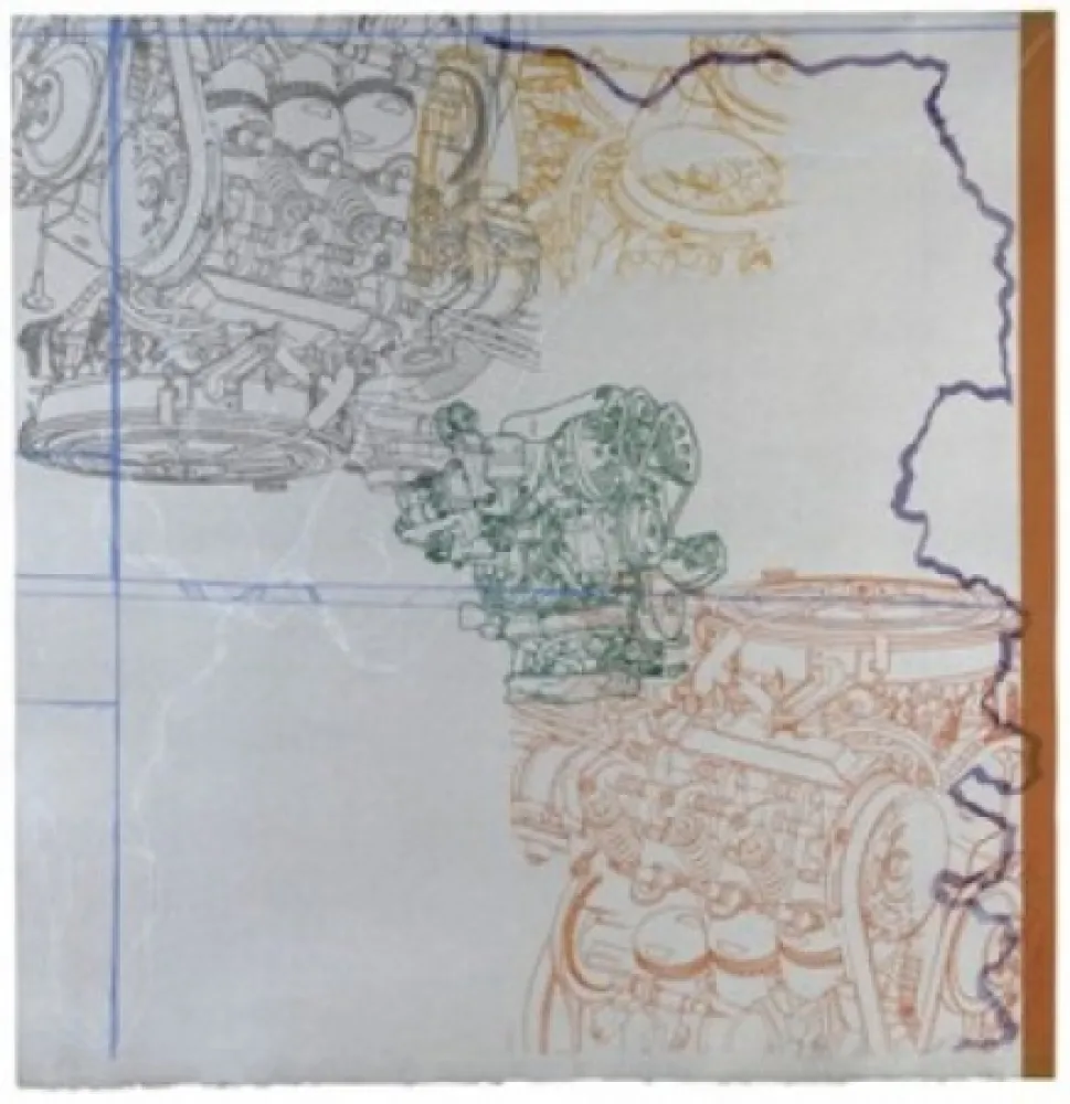 Aguatinta Dona - Steps Into The Elastic Gate II	