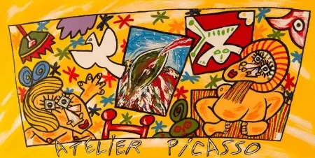 Litografía Donzelli - Atelier Picasso