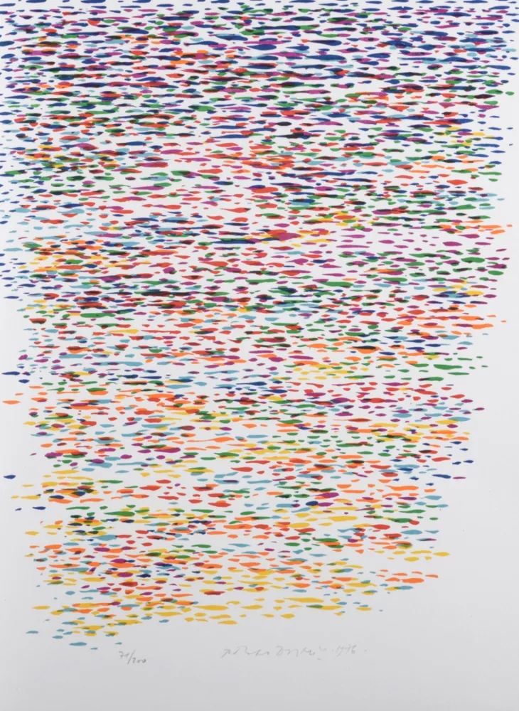 Litografía Dorazio - Abstract Composition, 1979 - Hand-signed