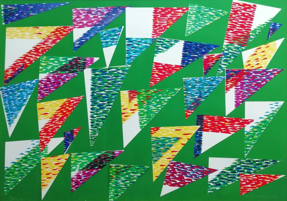Múltiple Dorazio - Collage di Triangoli