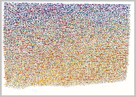 Litografía Dorazio - Composition