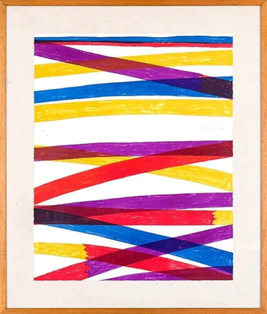 Litografía Dorazio - Composition