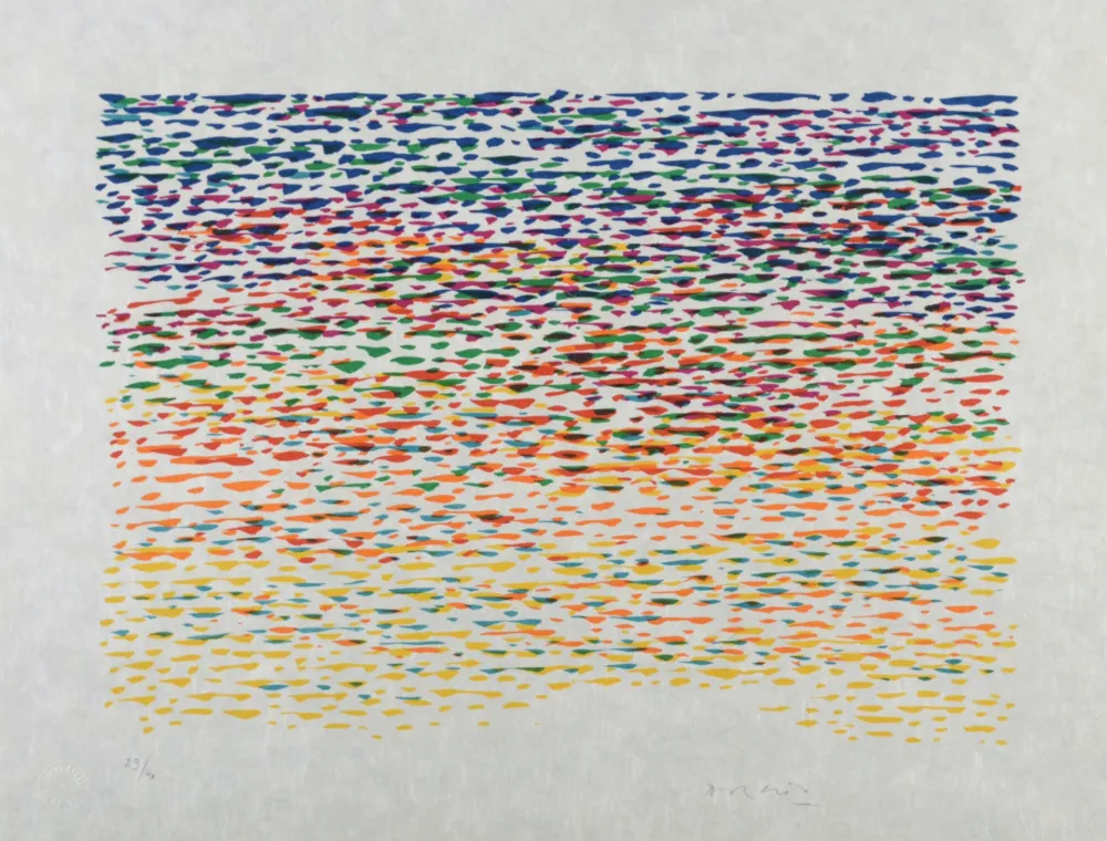 Litografía Dorazio - Composition (#B), 1976 - Hand-signed