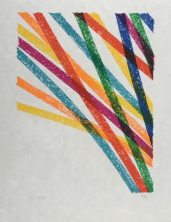 Litografía Dorazio - Composition (#D), 1976 - Hand-signed