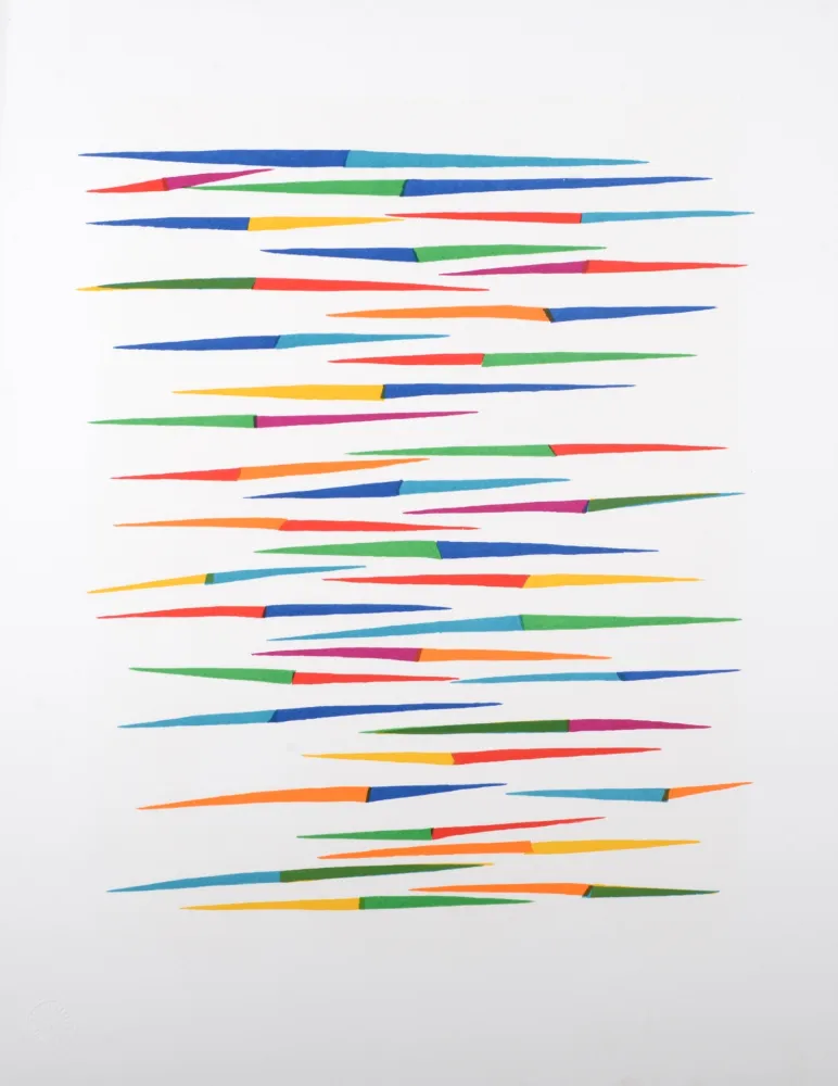 Litografía Dorazio - Composition (#G)