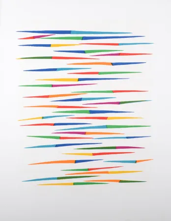 Litografía Dorazio - Composition (#G)