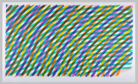 Litografía Dorazio - Composizione