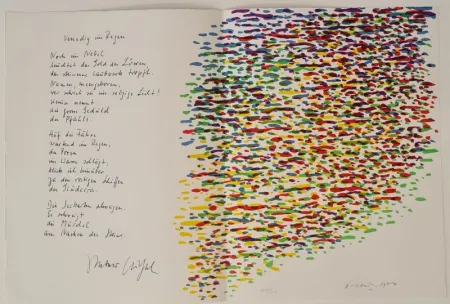 Litografía Dorazio - Erker-Treffen 2 