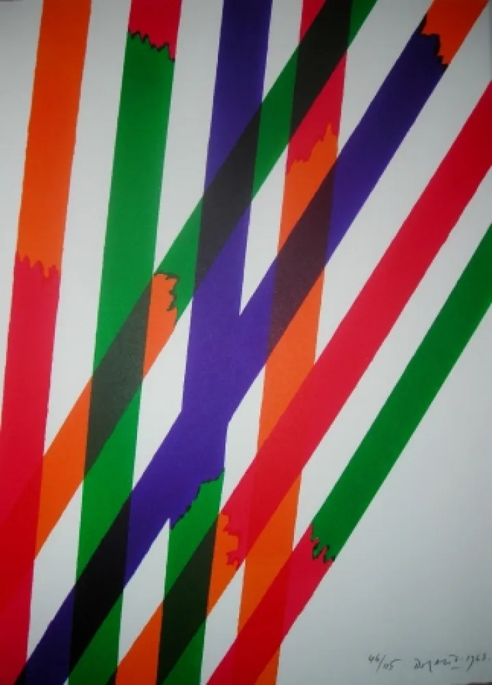 Litografía Dorazio - Jean Cassou: vingt-deux poèms