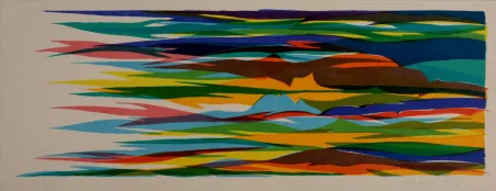 Litografía Dorazio - Kokkora (#H), 1987 - Hand-signed & numbered