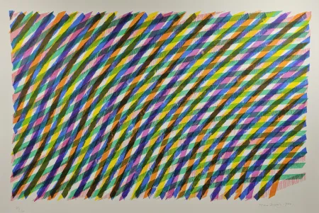 Litografía Dorazio - RETICOLO. COMPOSIZIONE NO 2