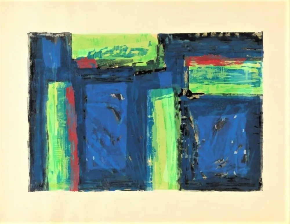 Serigrafía Dorazio - Senza titolo