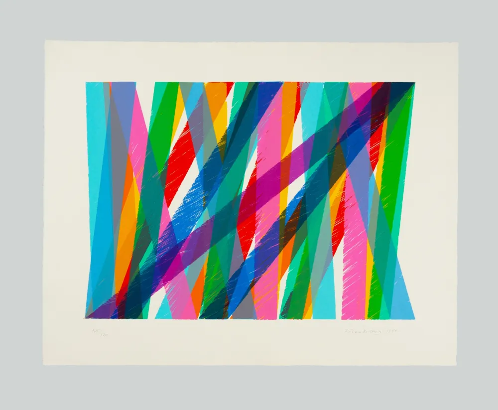 Litografía Dorazio - Senza titolo