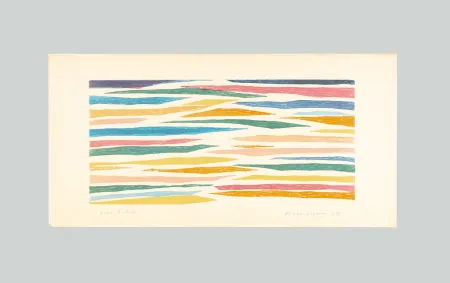 Litografía Dorazio - Senza titolo