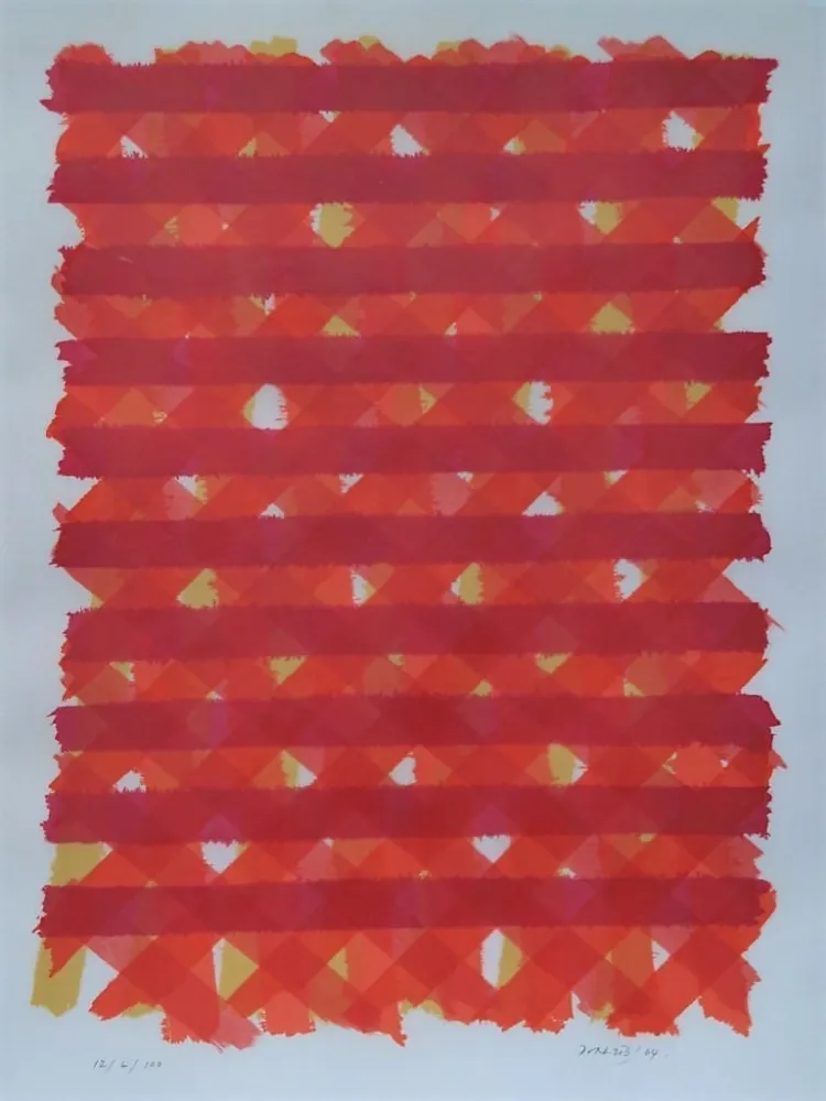 Litografía Dorazio - Senza titolo