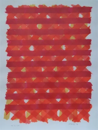 Litografía Dorazio - Senza titolo