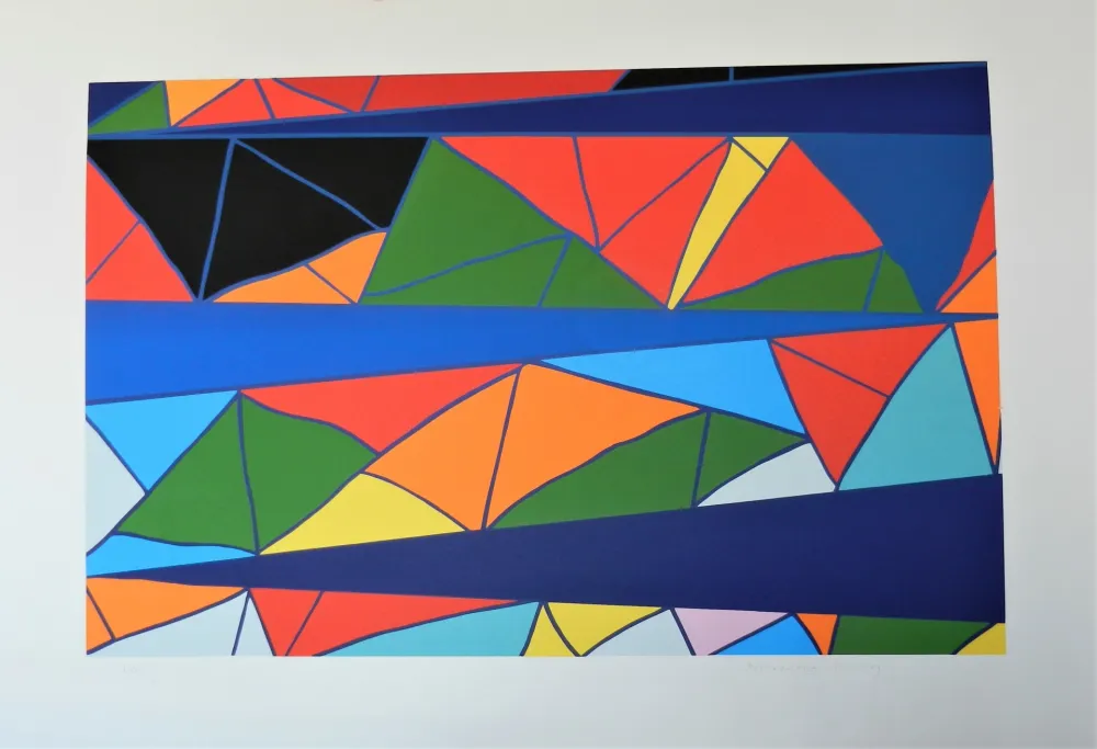 Litografía Dorazio - Senza titolo