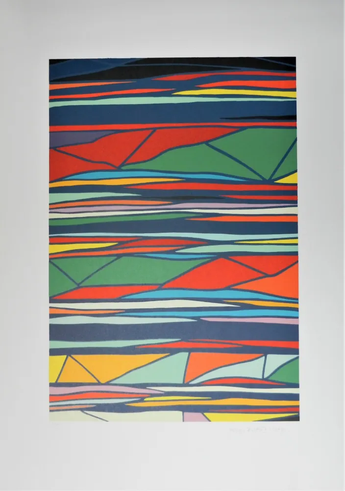 Litografía Dorazio - Senza titolo