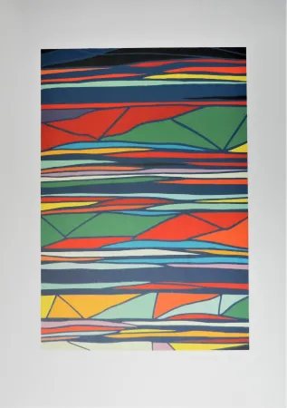 Litografía Dorazio - Senza titolo