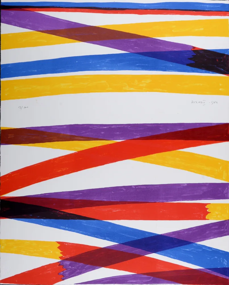 Litografía Dorazio - Senza Titolo - Hand-signed