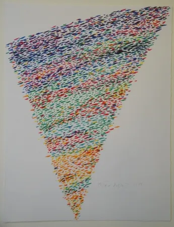 Litografía Dorazio - Untitled