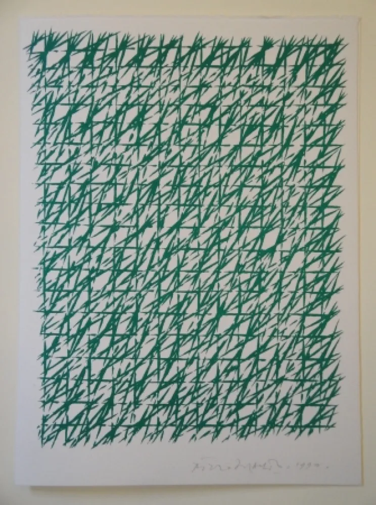 Litografía Dorazio - Untitled