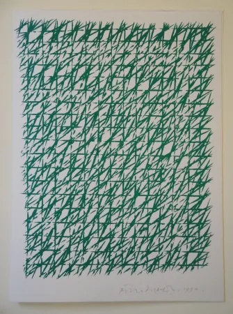 Litografía Dorazio - Untitled