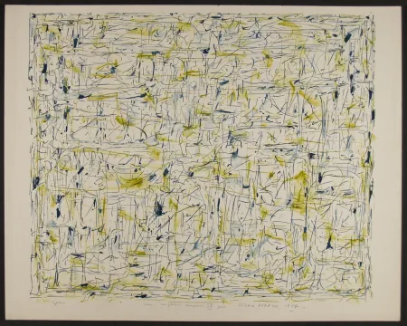 Litografía Dorazio - Untitled