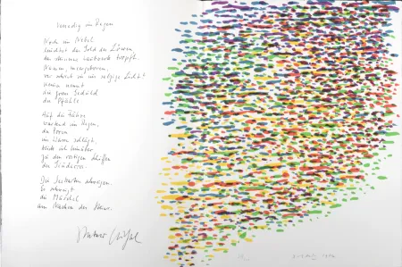 Litografía Dorazio - Venedig im Regen, 1974 - Hand-signed