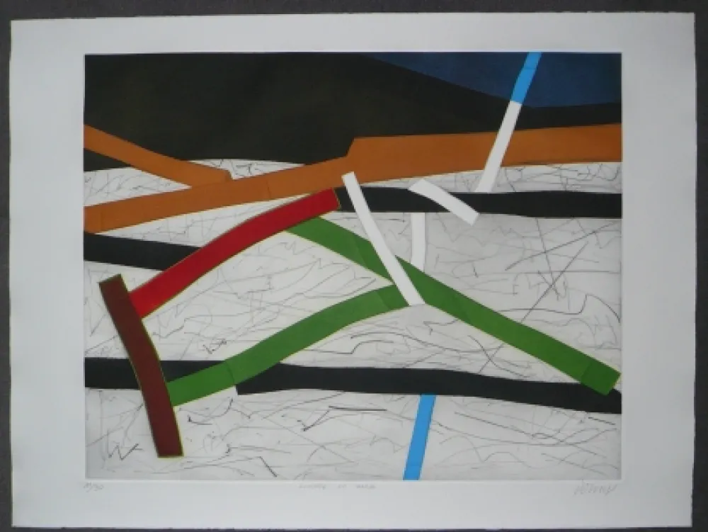 Aguafuerte Y Aguatinta Dorny - Lumière du nord