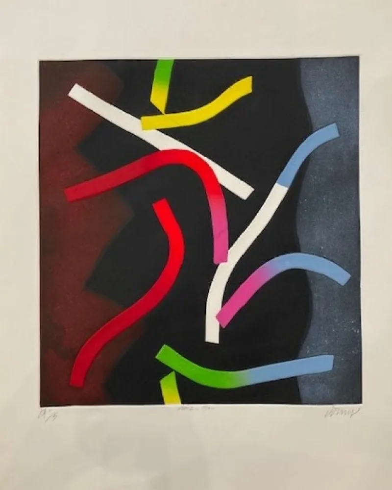 Aguatinta Dorny - Néons II 