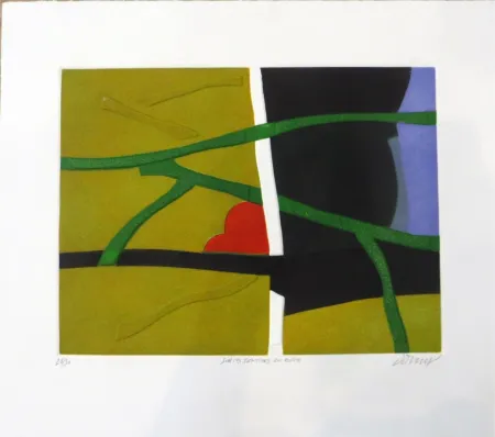 Grabado Dorny - Sur les sentiers du rêve 