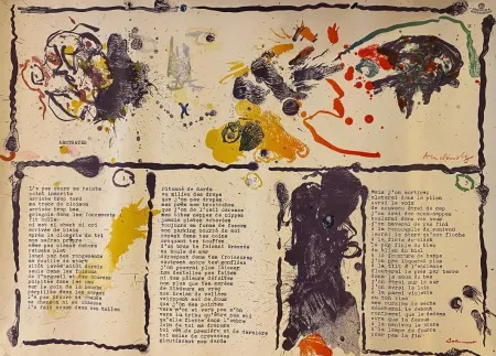 Litografía Dotremont - Abstrates