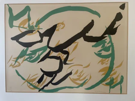 Litografía Dotremont - Oui Non